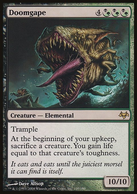 Doomgape, Eventide #120, Magic: The Gathering card