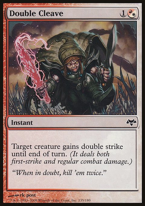 Double Cleave, Eventide #135, Magic: The Gathering card