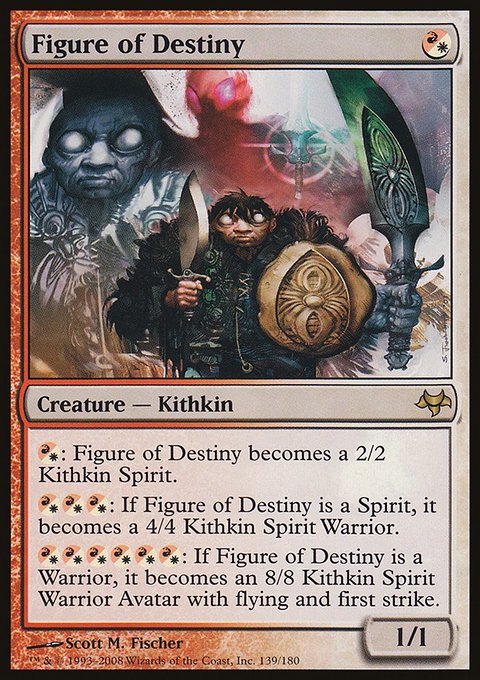 Figure of Destiny, Eventide #139, Magic: The Gathering card