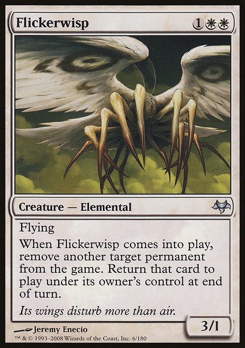Flickerwisp, Eventide #6, Magic: The Gathering card