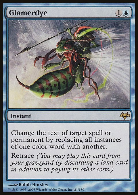 Glamerdye, Eventide #21, Magic: The Gathering card