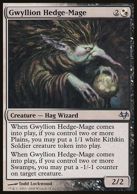 Gwyllion Hedge-Mage, Eventide #89, Magic: The Gathering card