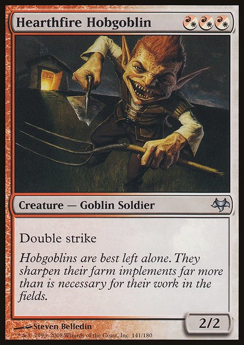 Hearthfire Hobgoblin, Eventide #141, Magic: The Gathering card