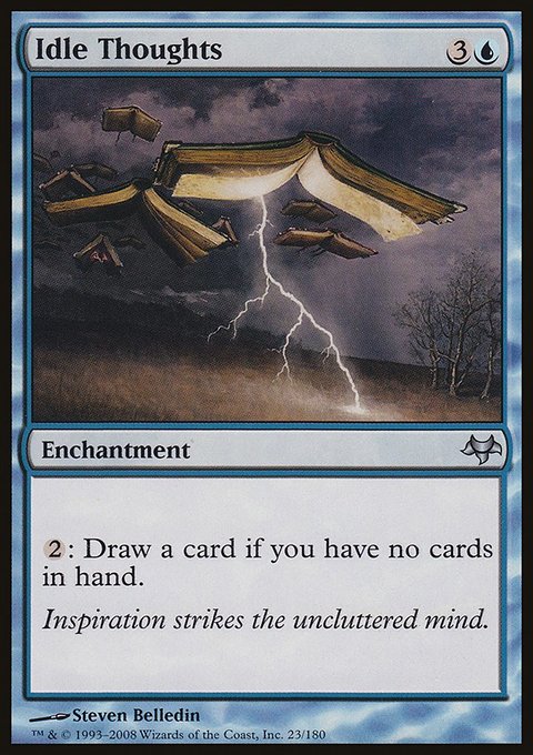 Idle Thoughts, Eventide #23, Magic: The Gathering card