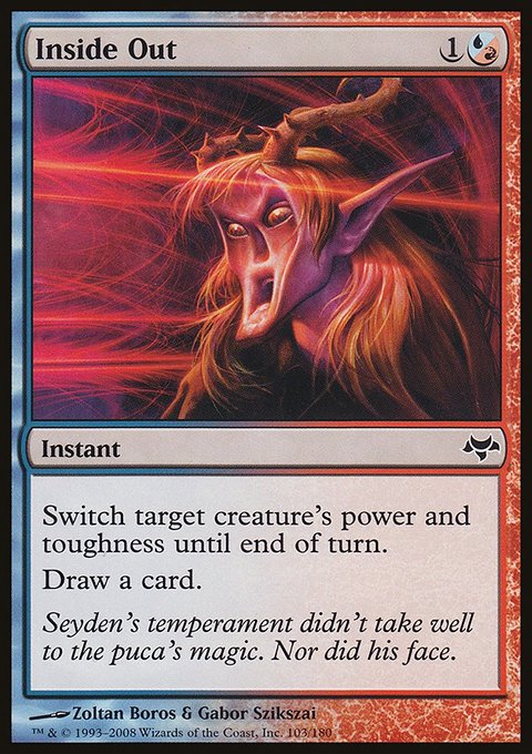 Inside Out, Eventide #103, Magic: The Gathering card