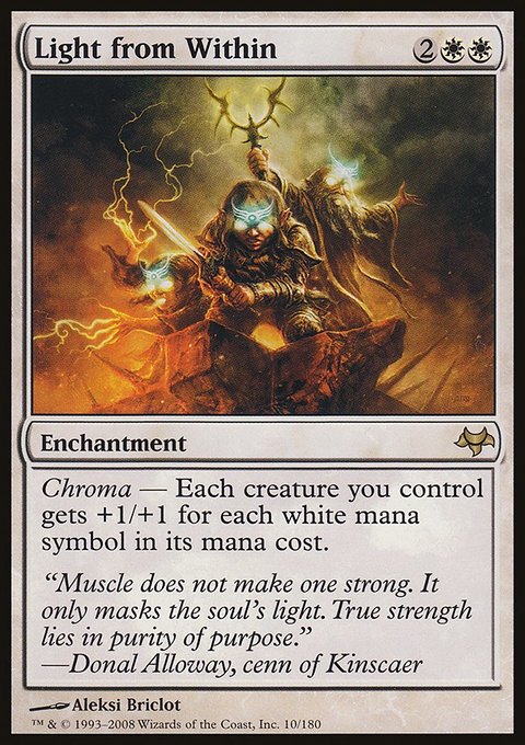 Light from Within, Eventide #10, Magic: The Gathering card