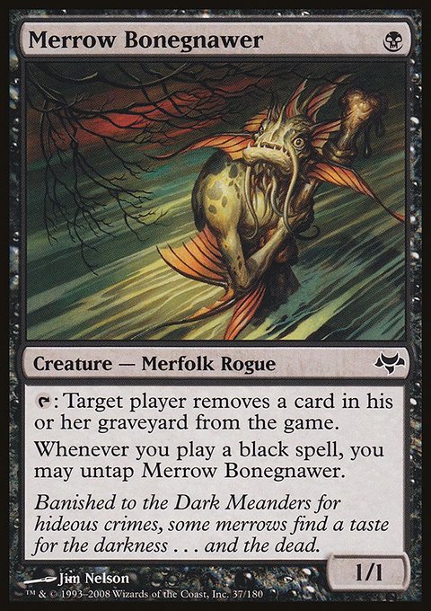 Merrow Bonegnawer, Eventide #37, Magic: The Gathering card