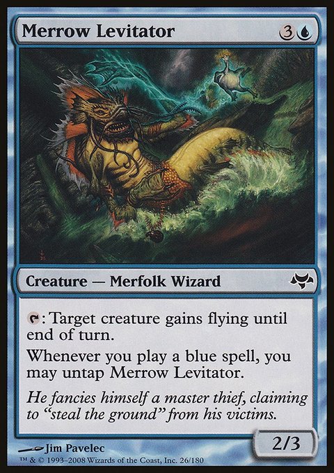 Merrow Levitator, Eventide #26, Magic: The Gathering card