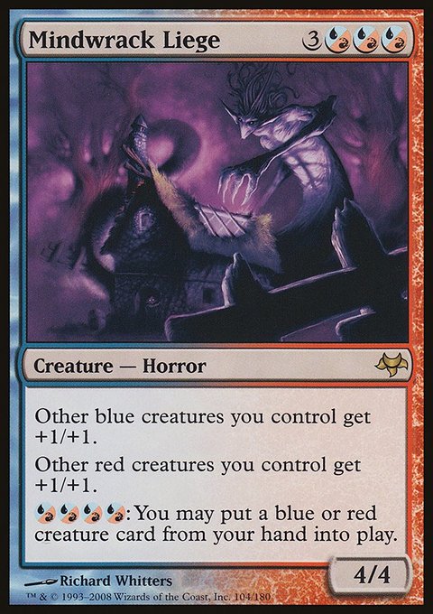 Mindwrack Liege, Eventide #104, Magic: The Gathering card