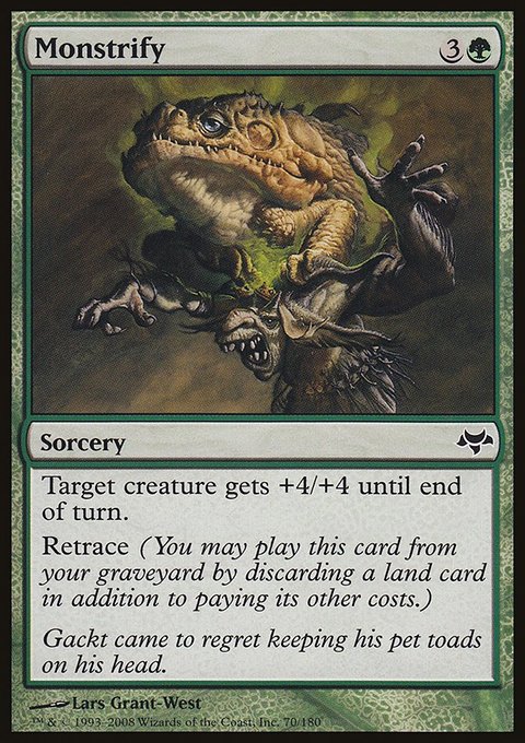 Monstrify, Eventide #70, Magic: The Gathering card