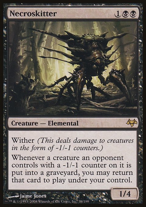 Necroskitter, Eventide #38, Magic: The Gathering card