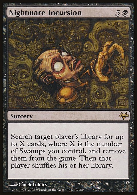 Nightmare Incursion, Eventide #40, Magic: The Gathering card