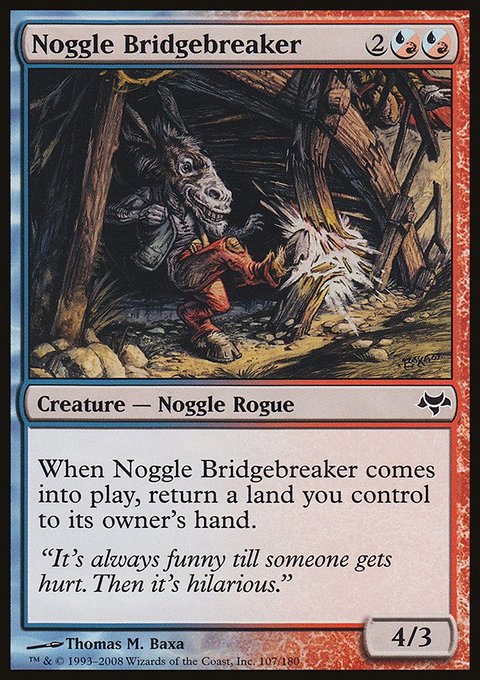 Noggle Bridgebreaker, Eventide #107, Magic: The Gathering card