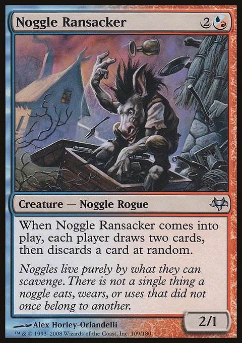 Noggle Ransacker, Eventide #109, Magic: The Gathering card