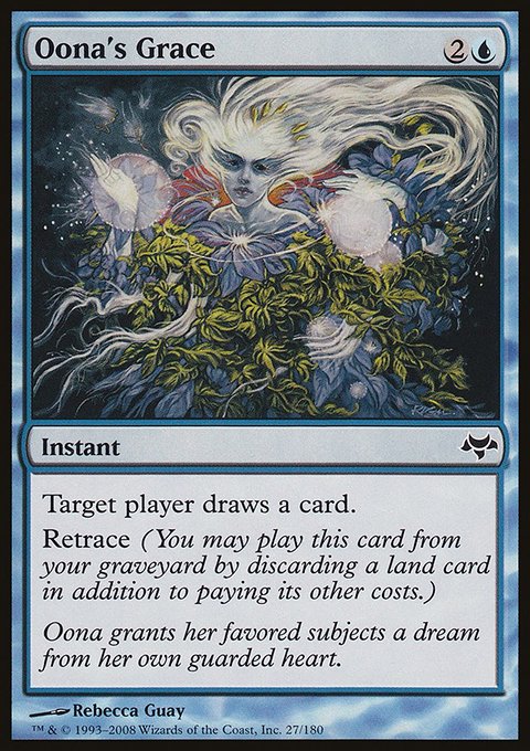 Oona's Grace, Eventide #27, Magic: The Gathering card