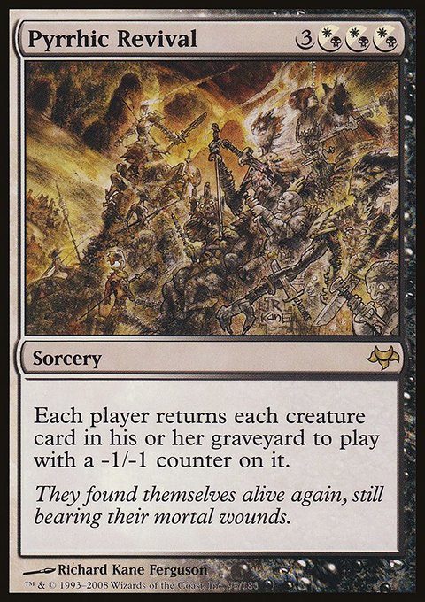 Pyrrhic Revival, Eventide #93, Magic: The Gathering card