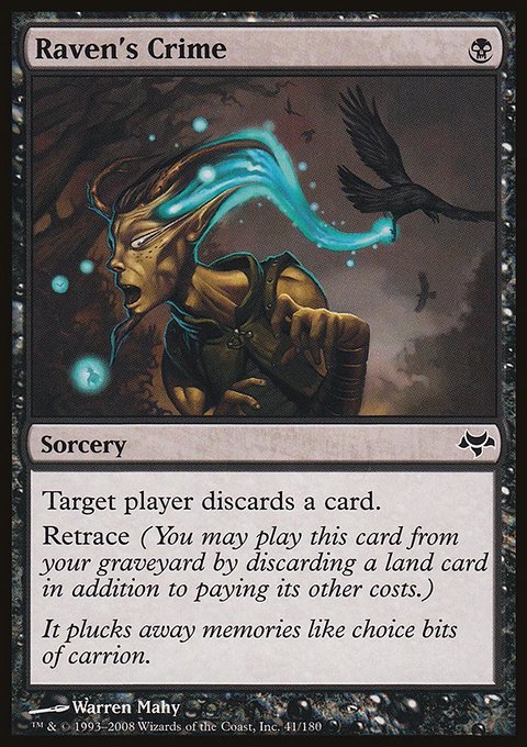 Raven's Crime, Eventide #41, Magic: The Gathering card