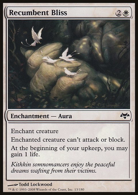 Recumbent Bliss, Eventide #13, Magic: The Gathering card