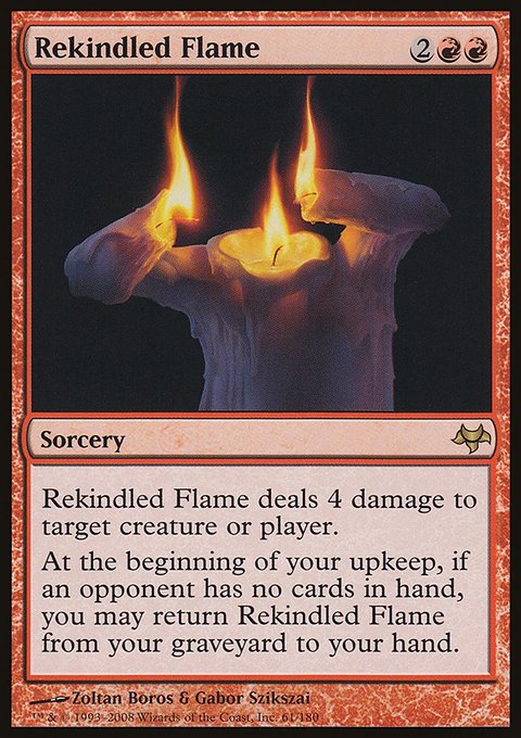 Rekindled Flame, Eventide #61, Magic: The Gathering card