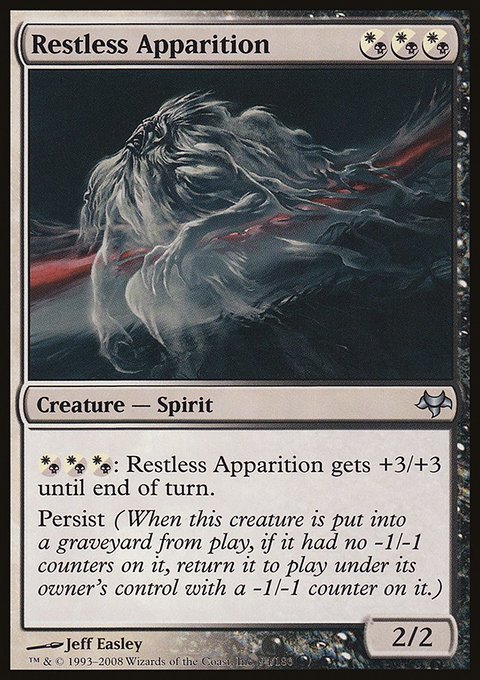 Restless Apparition, Eventide #94, Magic: The Gathering card