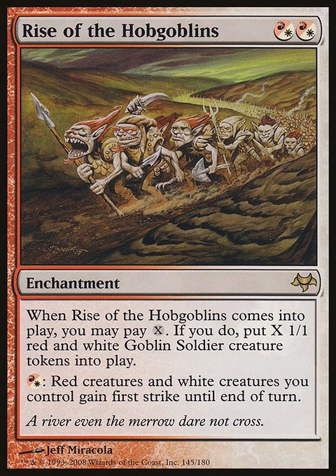 Rise of the Hobgoblins, Eventide #145, Magic: The Gathering card