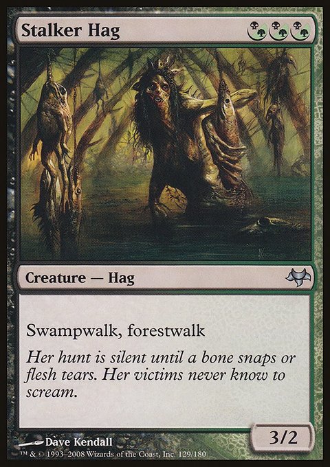 Stalker Hag, Eventide #129, Magic: The Gathering card