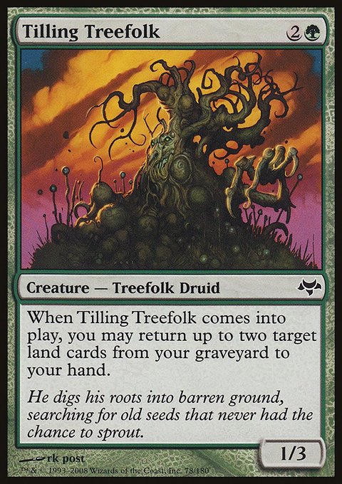 Tilling Treefolk, Eventide #78, Magic: The Gathering card