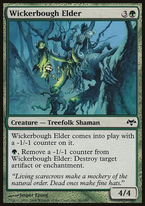 Wickerbough Elder, Eventide #80, Magic: The Gathering card
