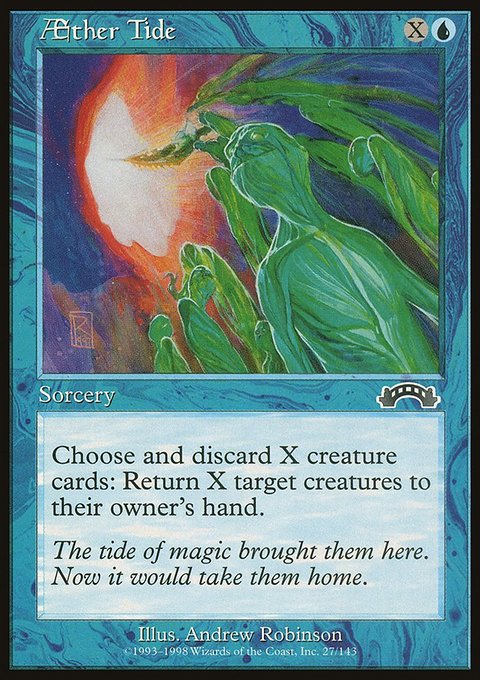 Aether Tide, Exodus #27, Magic: The Gathering card