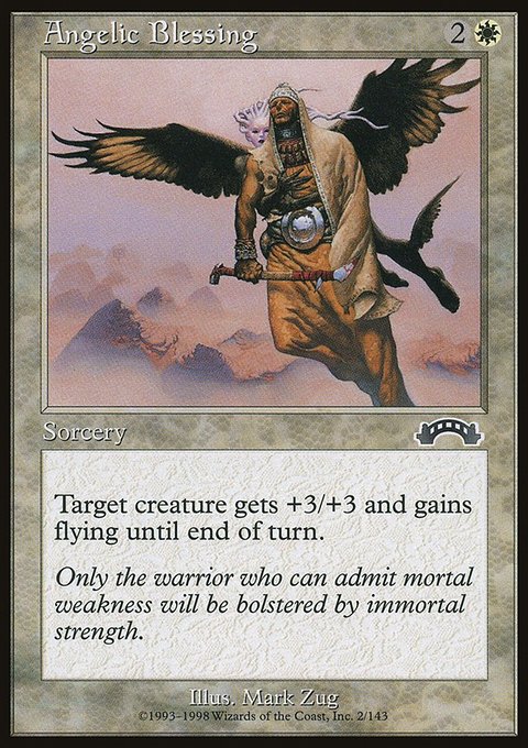 Angelic Blessing, Exodus #2, Magic: The Gathering card