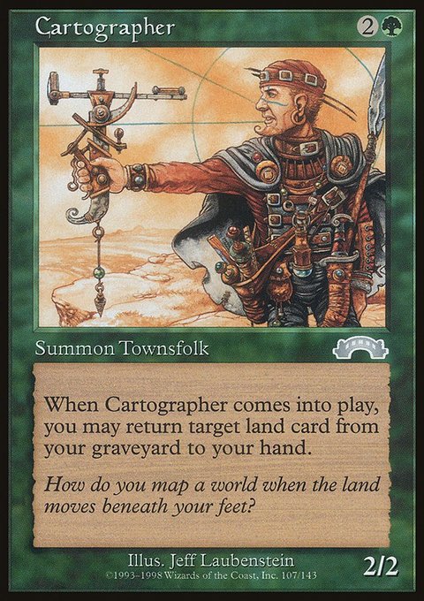 Cartographer, Exodus #107, Magic: The Gathering card