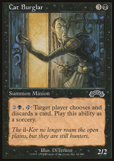 Cat Burglar, Exodus #54, Magic: The Gathering card