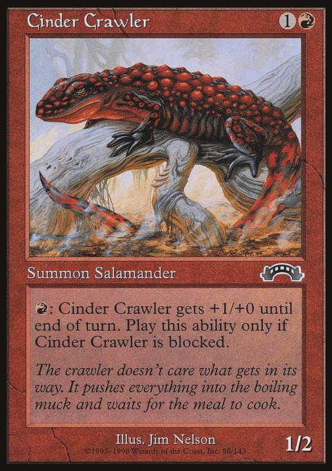 Cinder Crawler, Exodus #80, Magic: The Gathering card