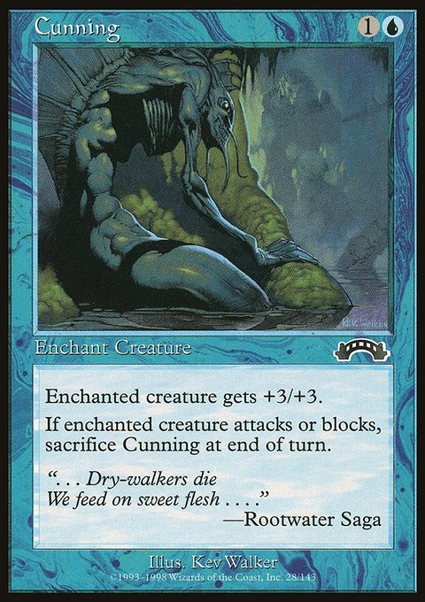 Cunning, Exodus #28, Magic: The Gathering card