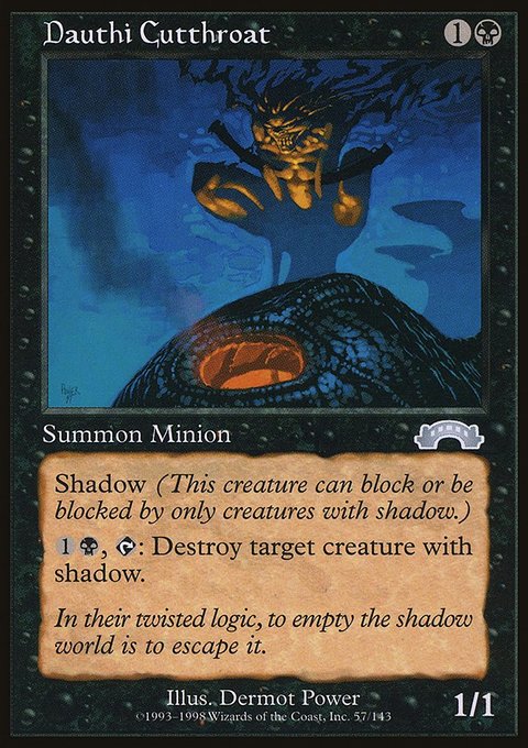 Dauthi Cutthroat, Exodus #57, Magic: The Gathering card