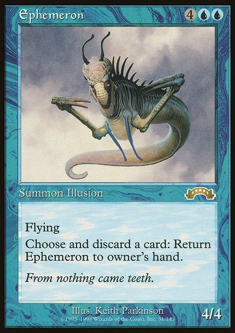 Ephemeron, Exodus #31, Magic: The Gathering card