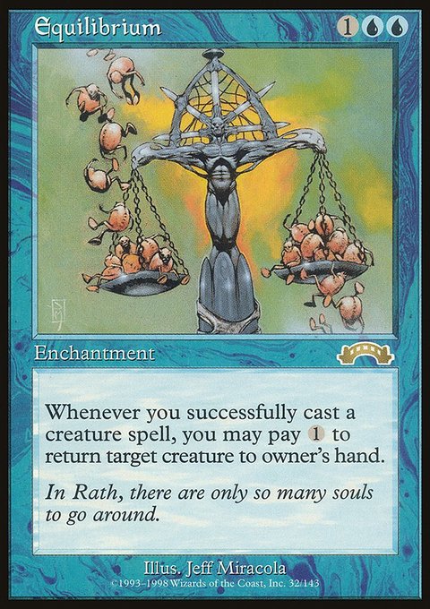 Equilibrium, Exodus #32, Magic: The Gathering card