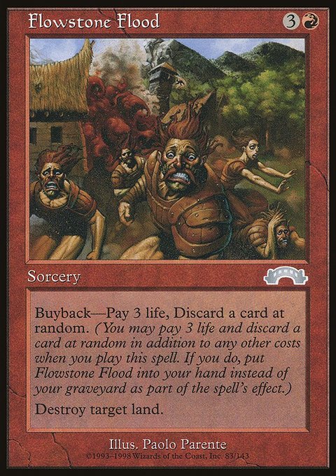 Flowstone Flood, Exodus #83, Magic: The Gathering card