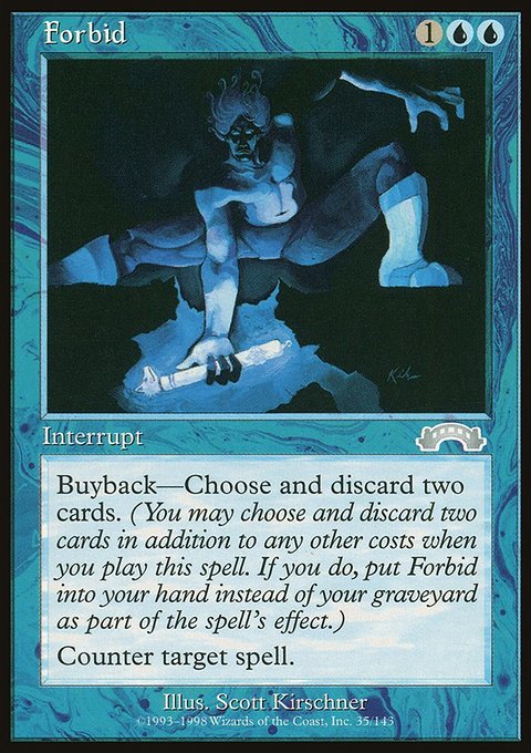 Forbid, Exodus #35, Magic: The Gathering card