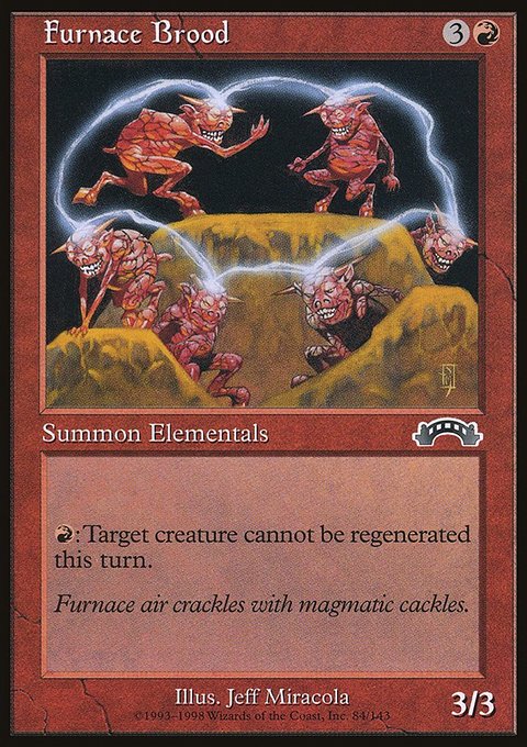 Furnace Brood, Exodus #84, Magic: The Gathering card