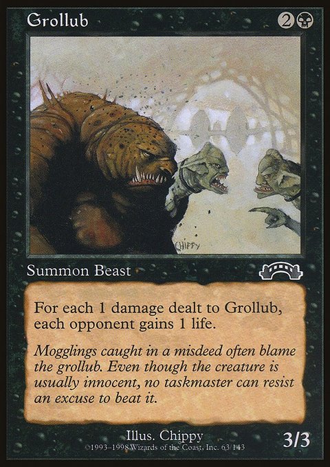 Grollub, Exodus #63, Magic: The Gathering card