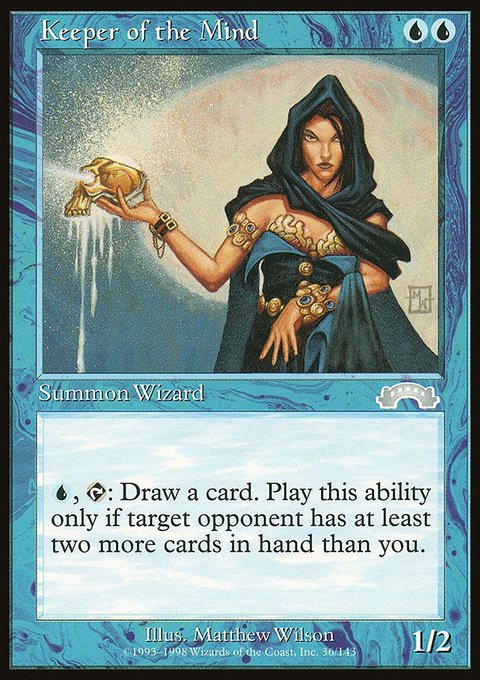 Keeper of the Mind, Exodus #36, Magic: The Gathering card