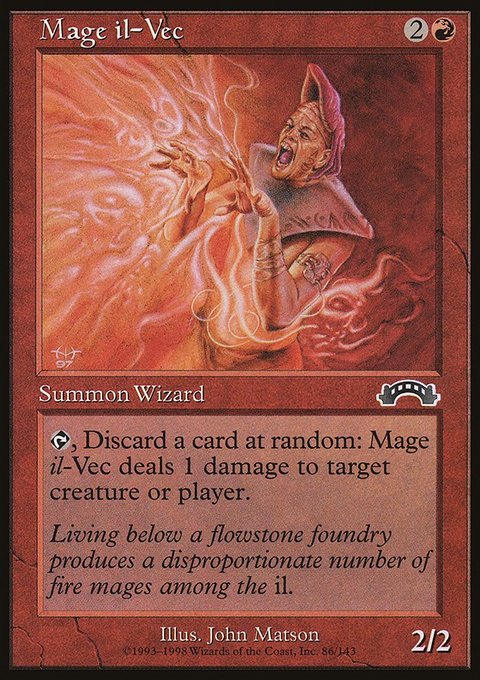 Mage il-Vec, Exodus #86, Magic: The Gathering card
