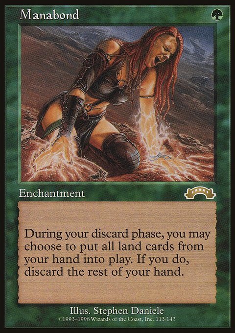 Manabond, Exodus #113, Magic: The Gathering card