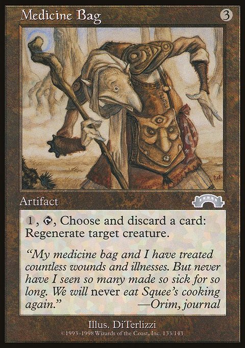 Medicine Bag, Exodus #133, Magic: The Gathering card