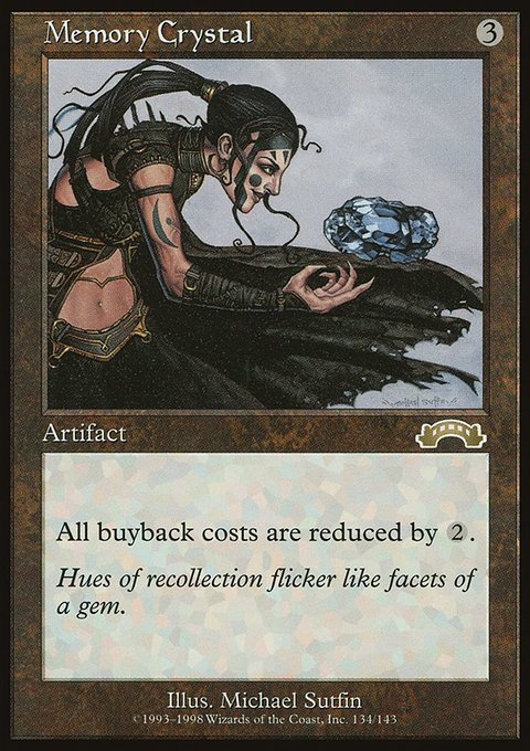 Memory Crystal, Exodus #134, Magic: The Gathering card