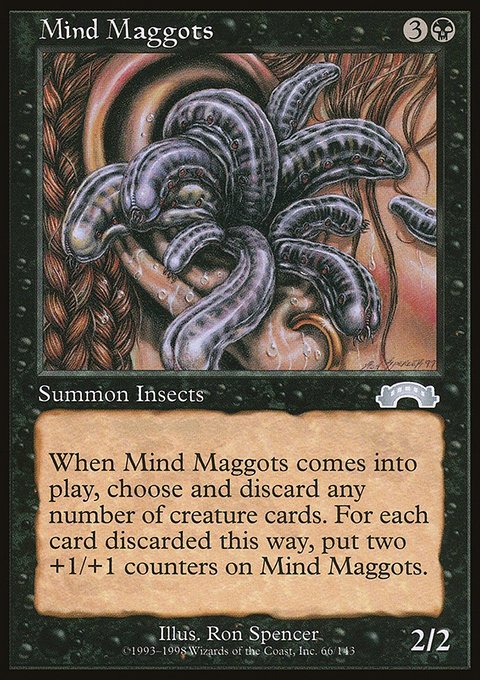 Mind Maggots, Exodus #66, Magic: The Gathering card