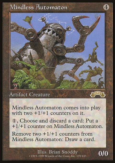 Mindless Automaton, Exodus #135, Magic: The Gathering card