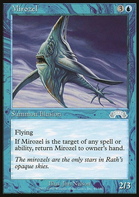 Mirozel, Exodus #41, Magic: The Gathering card