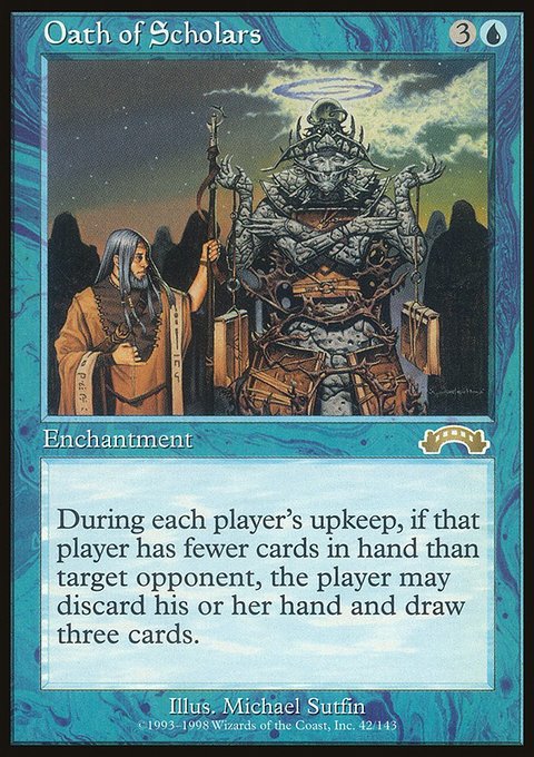 Oath of Scholars, Exodus #42, Magic: The Gathering card